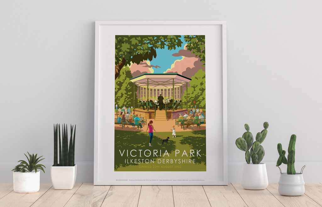 Victoria Park By Artist Stephen Millership - Art Print