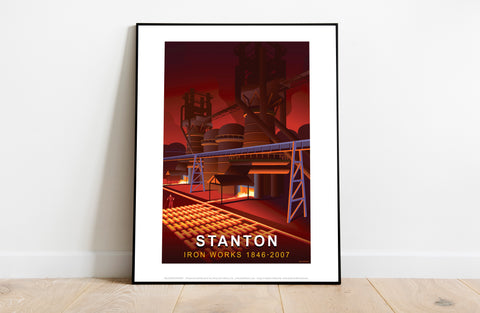 Stanton Iron Works By Artist Stephen Millership Art Print