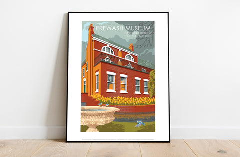 Erewash Museum By Artist Stephen Millership - Art Print