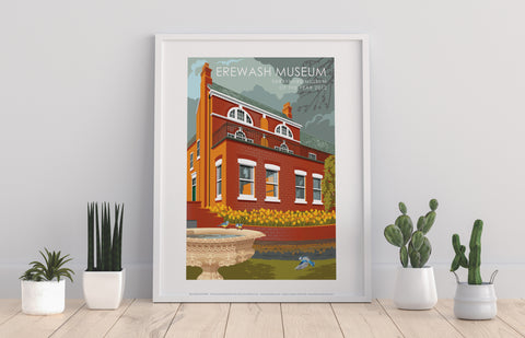 Erewash Museum By Artist Stephen Millership - Art Print