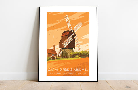 Cat And Fiddle Windmill By Stephen Millership Art Print