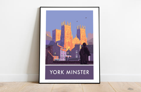 York Minister By Artist Stephen Millership - Art Print