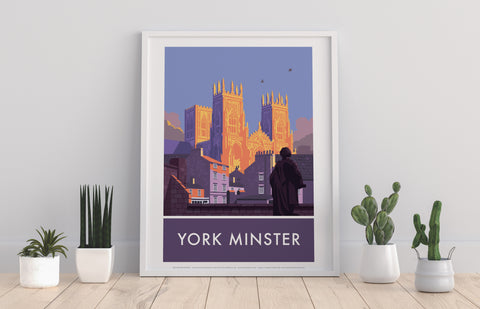 York Minister By Artist Stephen Millership - Art Print