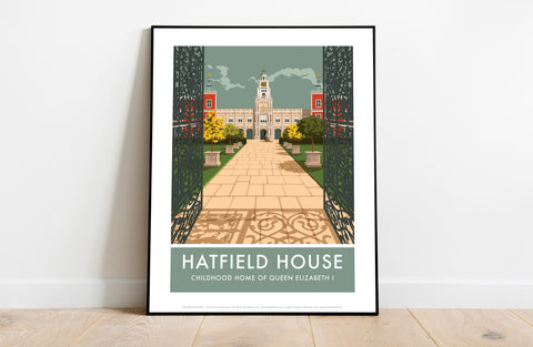 Hatfield House By Artist Stephen Millership - Art Print