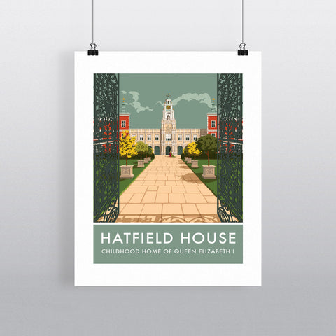 Hatfield House, Hatfield, Hertfordshire 20cm x 20cm Mini Mounted Print