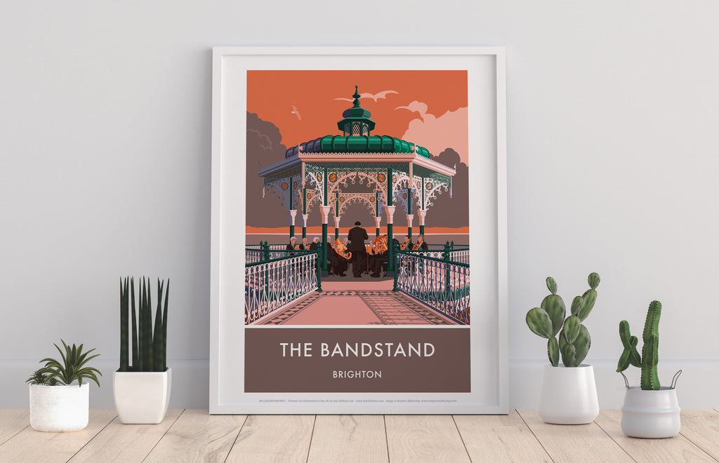 The Bandstand, Brighton By Stephen Millership Art Print