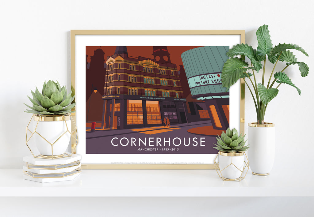 Cornerhouse By Artist Stephen Millership - 11X14inch Premium Art Print