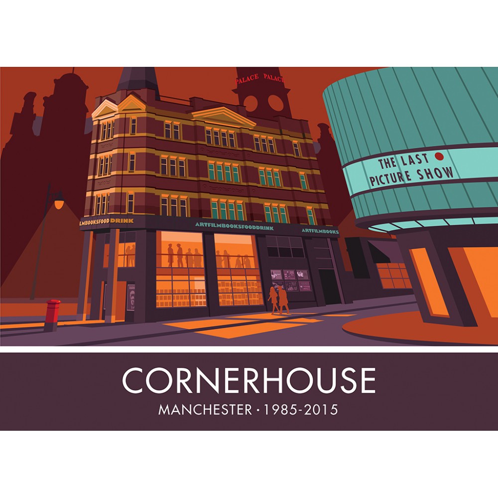 The Cornerhouse, Manchester 20cm x 20cm Mini Mounted Print
