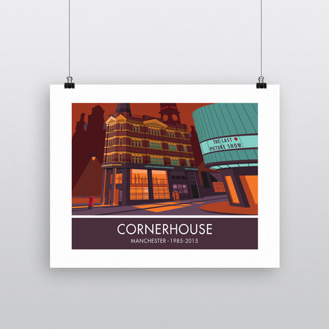The Cornerhouse, Manchester 20cm x 20cm Mini Mounted Print