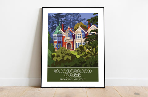 Bletchley Park By Artist Stephen Millership - Art Print