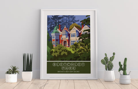 Bletchley Park By Artist Stephen Millership - Art Print