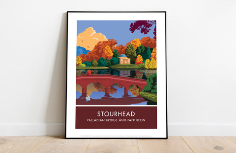 Stourhead By Artist Stephen Millership - Premium Art Print