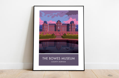 The Bowes Museum By Artist Stephen Millership - Art Print