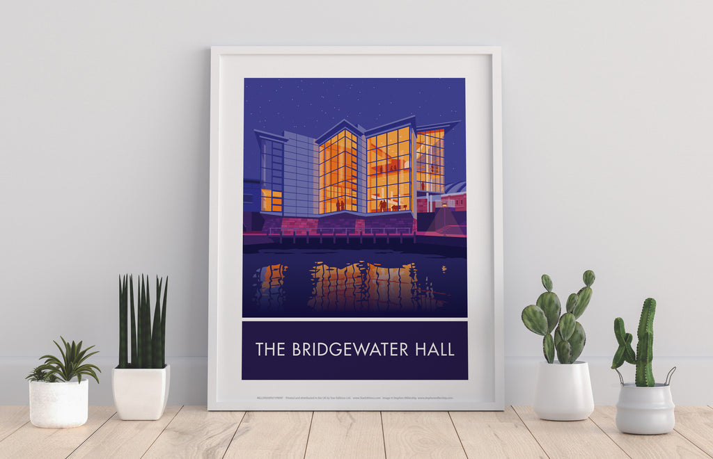 The Bridgewater Hall By Artist Stephen Millership Art Print