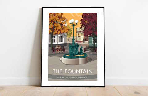 The Fountain, Ilkeston By Stephen Millership Art Print