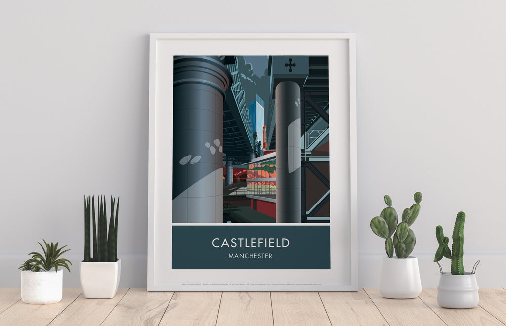 Castlefield By Artist Stephen Millership - 11X14inch Premium Art Print