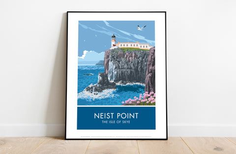 Neist Point By Artist Stephen Millership - 11X14inch Premium Art Print