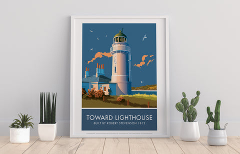 Toward Lighthouse By Artist Stephen Millership - Art Print