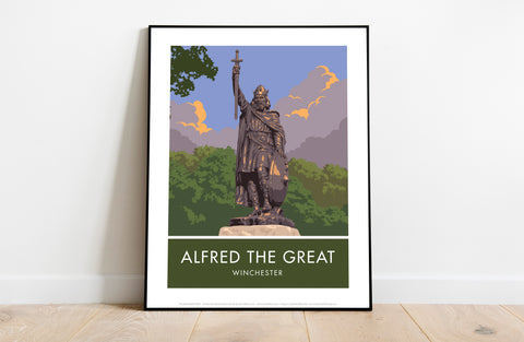 Alfred The Great By Artist Stephen Millership - Art Print