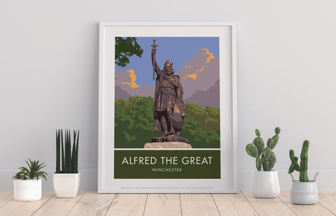 Alfred The Great By Artist Stephen Millership - Art Print