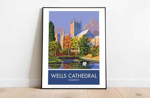 Wells Cathedral, Somerset By Stephen Millership Art Print