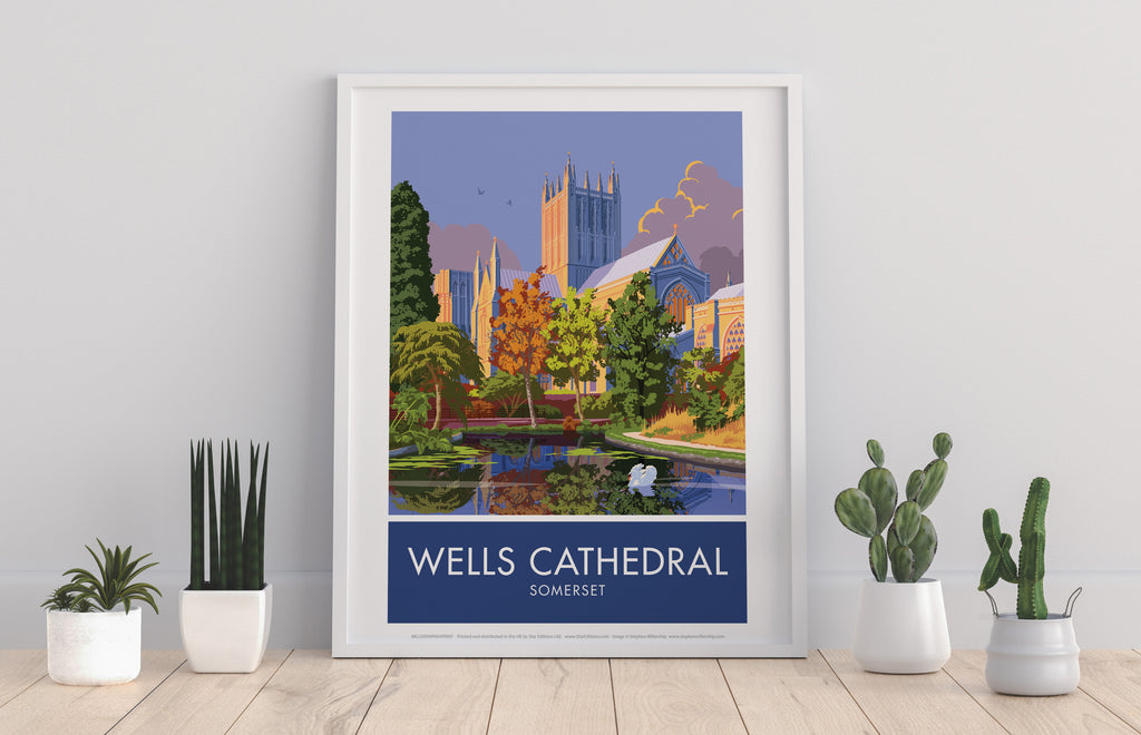 Wells Cathedral, Somerset By Stephen Millership Art Print