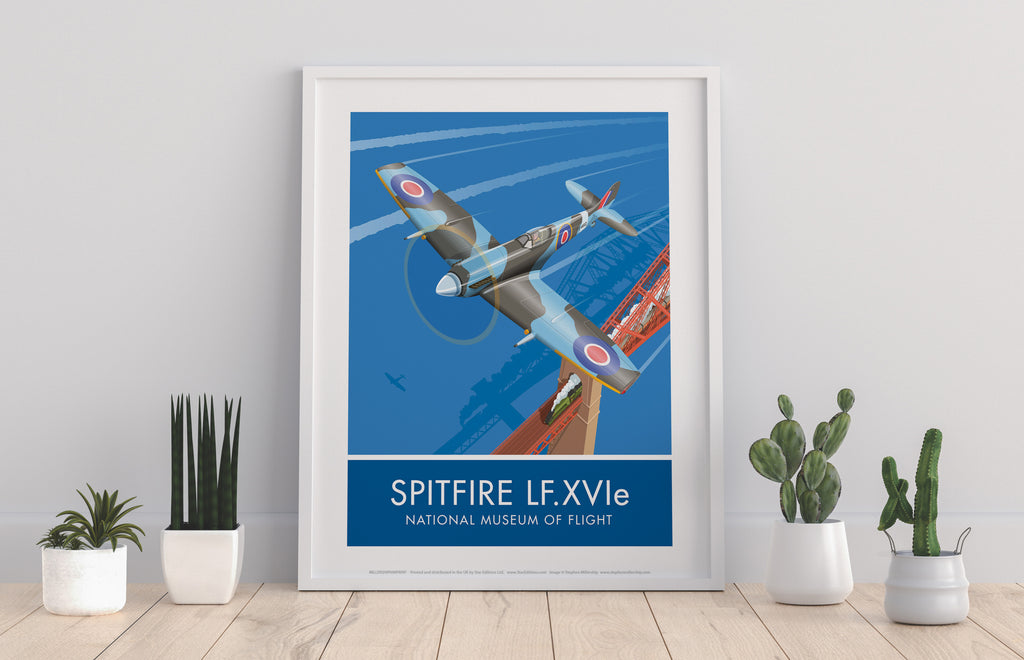 Spitfire Lf.Xvle By Artist Stephen Millership - Art Print