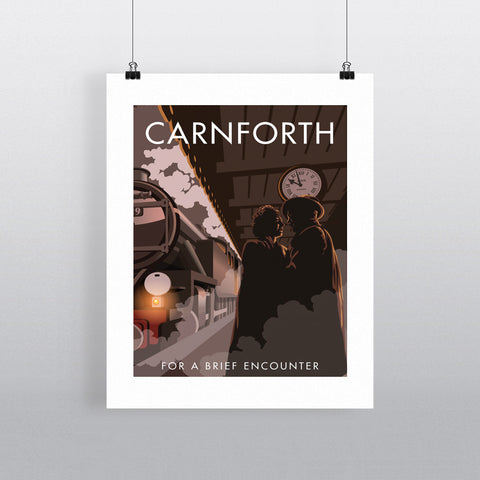 Carnforth 20cm x 20cm Mini Mounted Print