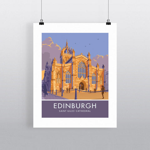 Edinburgh, Saint Giles' Cathedral 20cm x 20cm Mini Mounted Print
