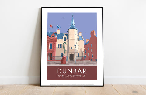 Dunbar Museum By Artist Stephen Millership - Art Print