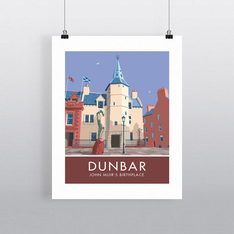 Dunbar, John Muir's Birthplace 20cm x 20cm Mini Mounted Print