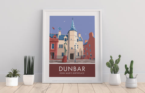 Dunbar Museum By Artist Stephen Millership - Art Print