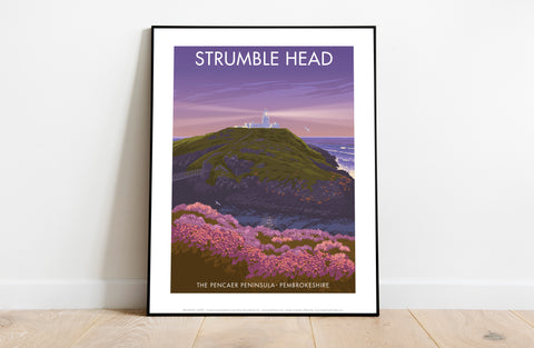 Strumble Head By Artist Stephen Millership - Art Print