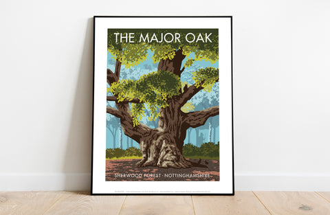 The Major Oak By Artist Stephen Millership - Art Print