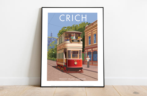 Crich, Tramway Village By Stephen Millership Art Print