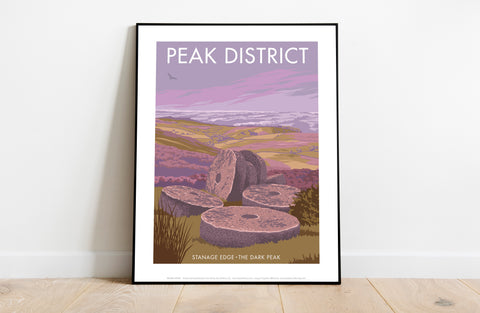 Peak District By Artist Stephen Millership - Art Print