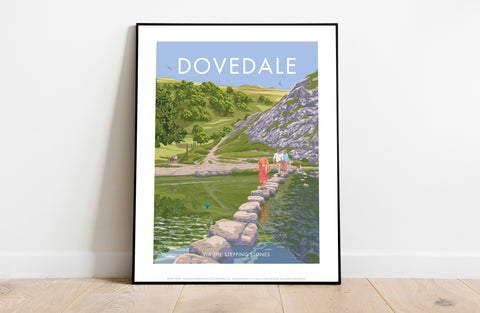 Dovedale By Artist Stephen Millership - Premium Art Print