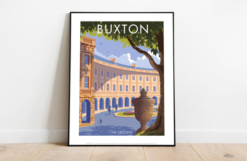 Buxton, The Crescent By Artist Stephen Millership Art Print