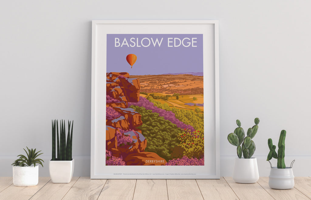 Baslow Edge By Artist Stephen Millership - 11X14inch Premium Art Print