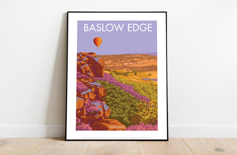 Baslow Edge By Artist Stephen Millership - 11X14inch Premium Art Print