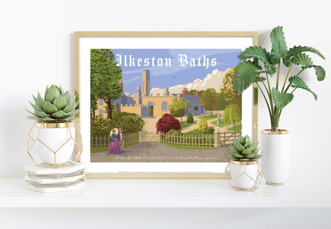 Ilkeston Baths By Artist Stephen Millership - Art Print