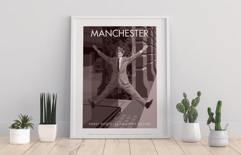 Harry Worth, Manchester By Stephen Millership Art Print