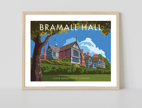 Bramall Hall, Cheshire By Stephen Millership Art Print