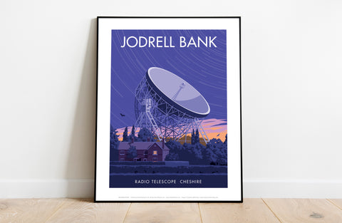 Jodrell Bank Cheshire By Artist Stephen Millership Art Print