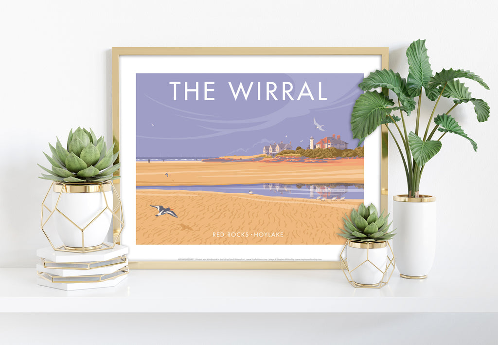 The Wirral, Hoylake By Artist Stephen Millership Art Print