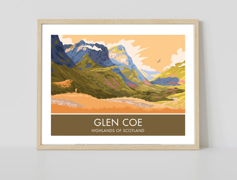 Glen Coe By Artist Stephen Millership - Premium Art Print