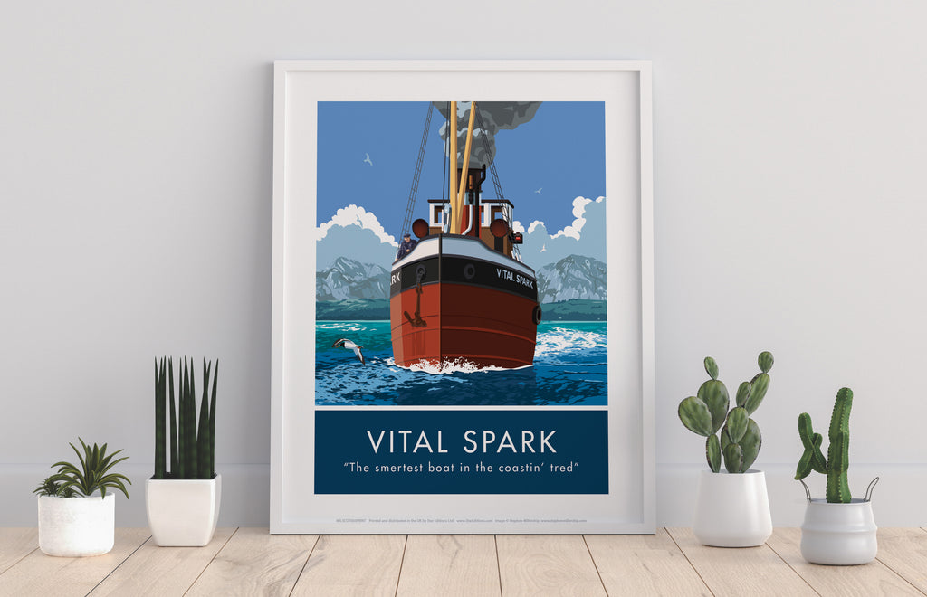 Vital Spark By Artist Stephen Millership - 11X14inch Premium Art Print