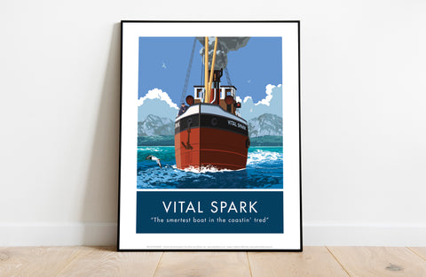 Vital Spark By Artist Stephen Millership - 11X14inch Premium Art Print