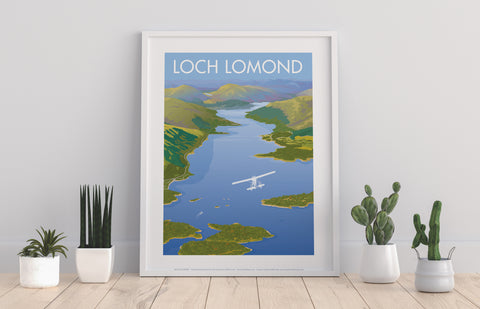 Spitfire, Loch Lomond By Artist Stephen Millership Art Print