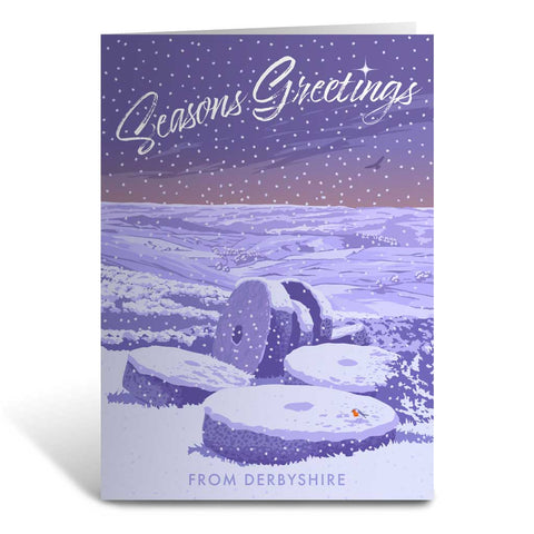 MILXMAS006 - Derbyshire - Christmas Greeting Card